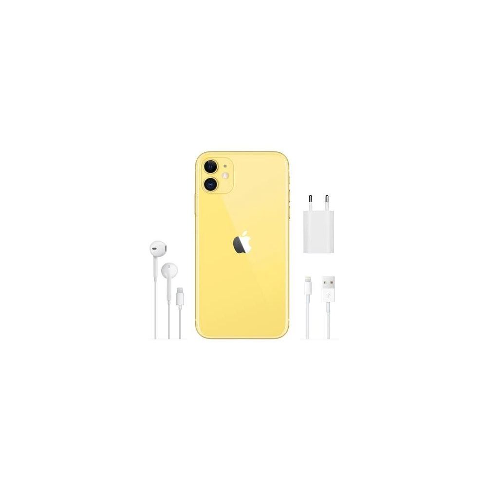 iPhone 11 128GB Amarelo iOS 4G Câmera 12MP - Apple - CELULARES E